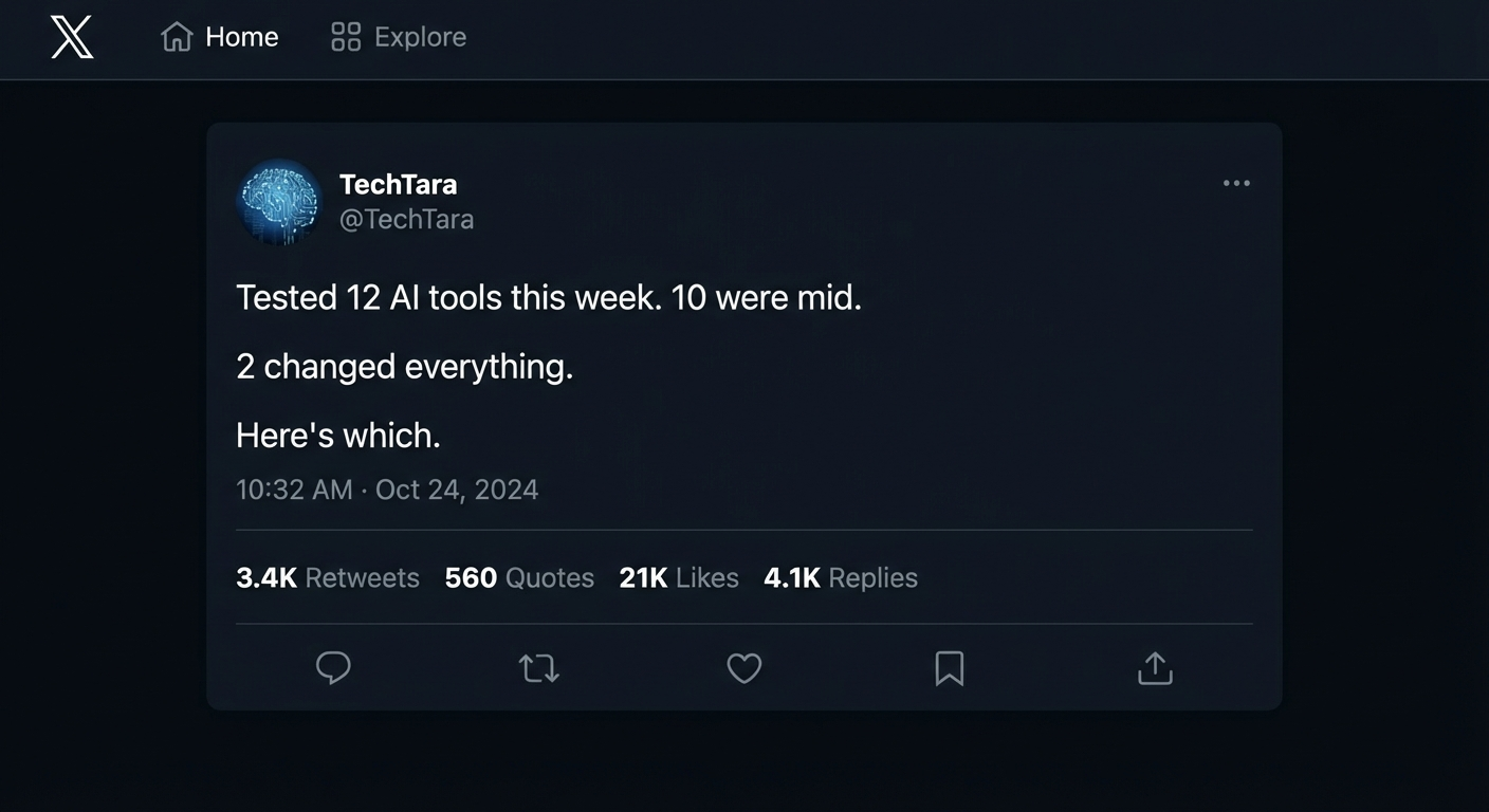 TechTara sample social post mockup